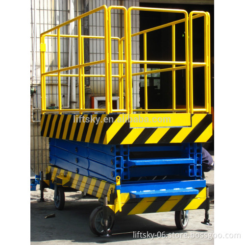 250kg high working platform / lifter SJY0.25-5.0